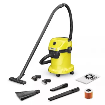 Šlapias ir sausas siurblys Karcher WD 3 V-17/6/20 CAR, 17 l, 1000 W, HEPA, 6 m laidas