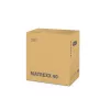 Korpusas DeepCool MATREXX 40 3FS Micro Tower — Micro ATX/Mini-ITX, grūdintas stiklas, 3x140/2x120 ventiliatoriai, GPU iki 320 mm, 2x3.5 colio + 2x2.5 colio, juodas