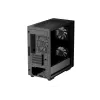 Korpusas DeepCool MATREXX 40 3FS Micro Tower — Micro ATX/Mini-ITX, grūdintas stiklas, 3x140/2x120 ventiliatoriai, GPU iki 320 mm, 2x3.5 colio + 2x2.5 colio, juodas