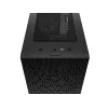 Korpusas DeepCool MATREXX 40 3FS Micro Tower — Micro ATX/Mini-ITX, grūdintas stiklas, 3x140/2x120 ventiliatoriai, GPU iki 320 mm, 2x3.5 colio + 2x2.5 colio, juodas