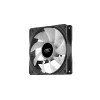 Korpusas DeepCool MATREXX 40 3FS Micro Tower — Micro ATX/Mini-ITX, grūdintas stiklas, 3x140/2x120 ventiliatoriai, GPU iki 320 mm, 2x3.5 colio + 2x2.5 colio, juodas