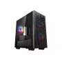 Korpusas DeepCool MATREXX 40 3FS Micro Tower — Micro ATX/Mini-ITX, grūdintas stiklas, 3x140/2x120 ventiliatoriai, GPU iki 320 mm, 2x3.5 colio + 2x2.5 colio, juodas