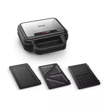 Sumuštinių keptuvė Tefal SW383D10 700 W juoda, nerūdijantis plienas