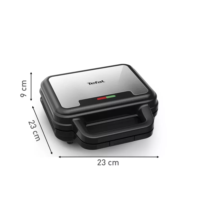 Sumuštinių keptuvė Tefal SW383D10 700 W juoda, nerūdijantis plienas