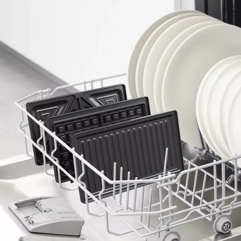 Sumuštinių keptuvė Tefal SW383D10 700 W juoda, nerūdijantis plienas