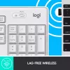 Belaidis klaviatūros ir pelės rinkinys Logitech MK295 Silent (baltas, AZERTY)