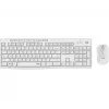 Belaidis klaviatūros ir pelės rinkinys Logitech MK295 Silent (baltas, AZERTY)