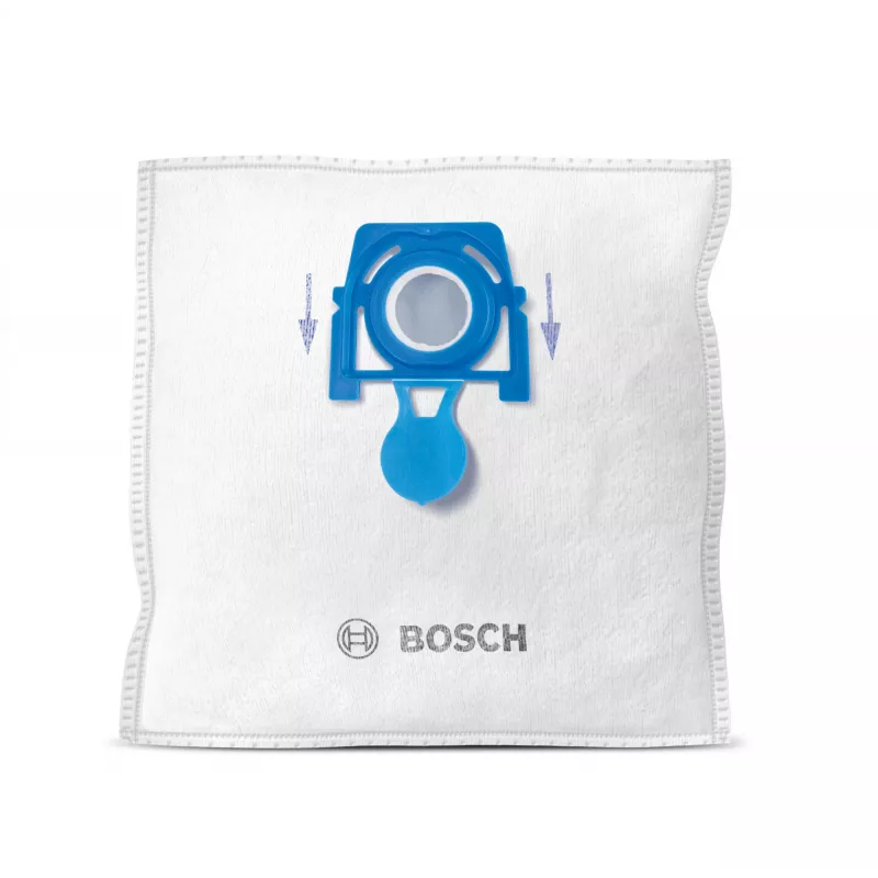 Dulkių maišelis cilindriniam dulkių siurbliui Bosch BBZWD4BAG, baltas, 4 vnt. pakuotė