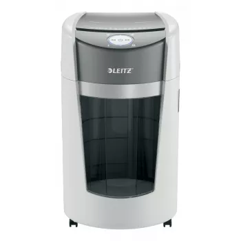 Leitz IQ OptiMax Office popieriaus smulkintuvas, kryžminis pjovimas, P5, 35 l, baltas