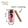 Kompostuojami šunų išmatų maišeliai Starch Bag STARCHBAG BIO alyviniai, augaliniai pluoštai, 8 × 15 vnt
