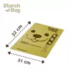 Kompostuojami šunų išmatų maišeliai Starch Bag STARCHBAG BIO alyviniai, augaliniai pluoštai, 8 × 15 vnt