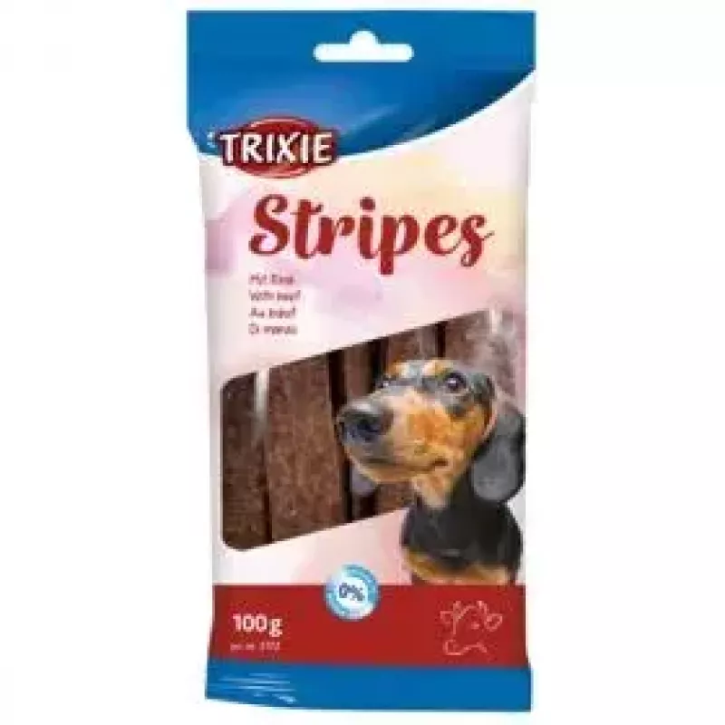 Kramtomas skanėstas šunims Trixie 31772 — ėrienos skonio, 100 g pakelis, 10 vnt., Baltymų 30%, Riebalų 6%