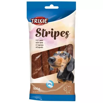Kramtomas skanėstas šunims Trixie 31772 — ėrienos skonio, 100 g pakelis, 10 vnt., Baltymų 30%, Riebalų 6%