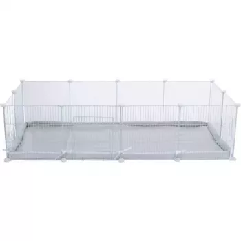 Narvas Trixie Indoor Run TX-62460 jūrų kiaulytėms / triušiams, metalinis, pilkas, 1400×700×350 mm