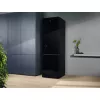 Electrolux LNT7ME36K2 šaldytuvas su šaldikliu, 367 l (šaldytuvas 266 l, šaldiklis 101 l), apatinė šaldymo kamera, No Frost, energijos klasė E, juodas