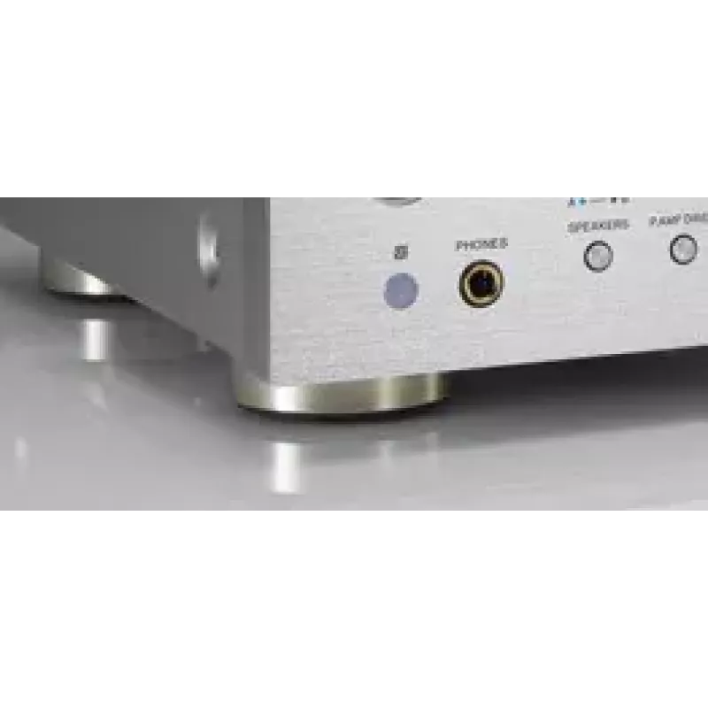 Integruotas stereo stiprintuvas PIONEER A-10AE — 50 W/kanalui (4 Ω), SNR 103 dB, 10–100000 Hz, 220–230 V, 130 W, juodas
