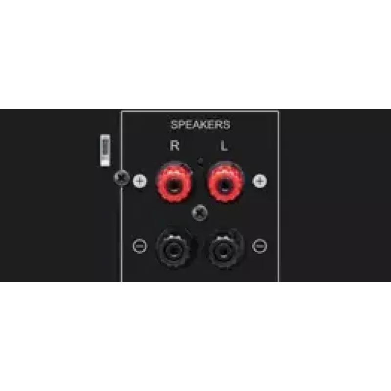 Integruotas stereo stiprintuvas PIONEER A-10AE — 50 W/kanalui (4 Ω), SNR 103 dB, 10–100000 Hz, 220–230 V, 130 W, juodas
