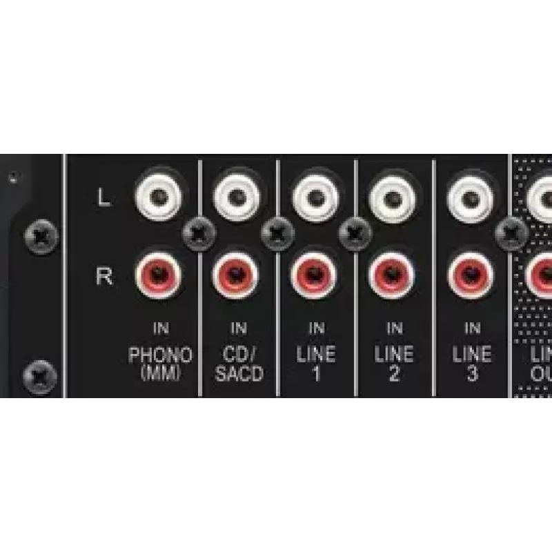 Integruotas stereo stiprintuvas PIONEER A-10AE — 50 W/kanalui (4 Ω), SNR 103 dB, 10–100000 Hz, 220–230 V, 130 W, juodas