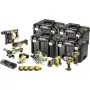 Belaidis kombinuotas rinkinys DeWalt DCK865P4T 18V – keturios 5,0 Ah baterijos ir TSTAK dėklai
