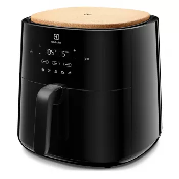 Karšto oro gruzdintuvė Electrolux EAF7B – 6.8 L, 1800 W, liečiamasis valdymas, 8 programos, max 200°C, juoda