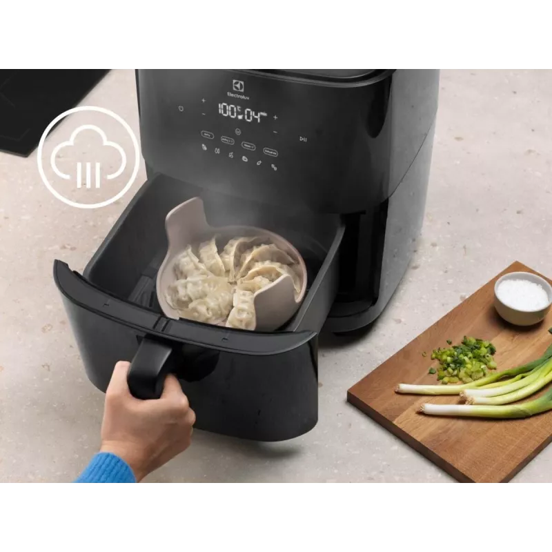 Electrolux EAF7SB Karšto oro gruzdintuvė, 6,9 l, 1700 W, juoda