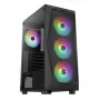 Korpusas Aerocool Falcon ARGB Midi Tower juodas