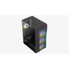 Korpusas Aerocool Falcon ARGB Midi Tower juodas