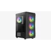 Korpusas Aerocool Falcon ARGB Midi Tower juodas