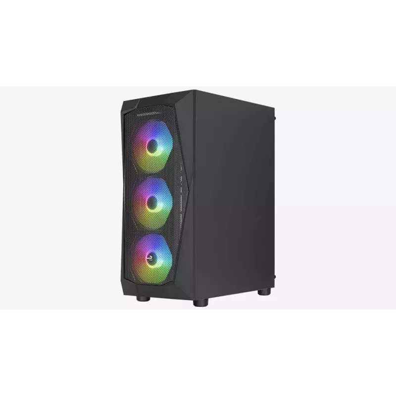 Korpusas Aerocool Falcon ARGB Midi Tower juodas