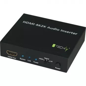 Garso signalo įterptuvas Techly IDATA-HDMI-AI4K