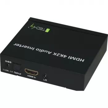 Garso signalo įterptuvas Techly IDATA-HDMI-AI4K