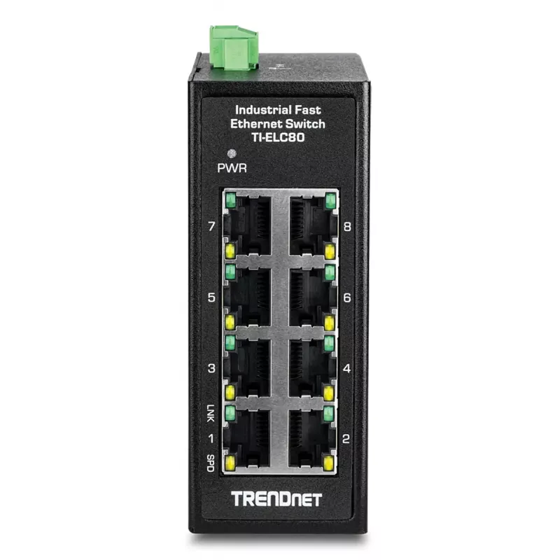 Nevaldomas jungiklis Trendnet TI-ELC80 8 prievadai Fast Ethernet 10/100