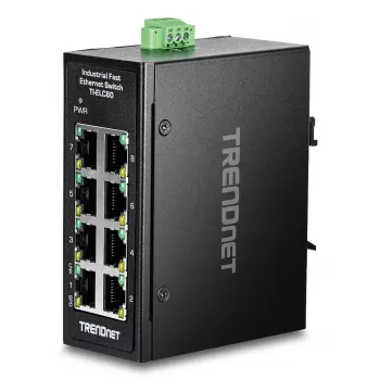 Nevaldomas jungiklis Trendnet TI-ELC80 8 prievadai Fast Ethernet 10/100