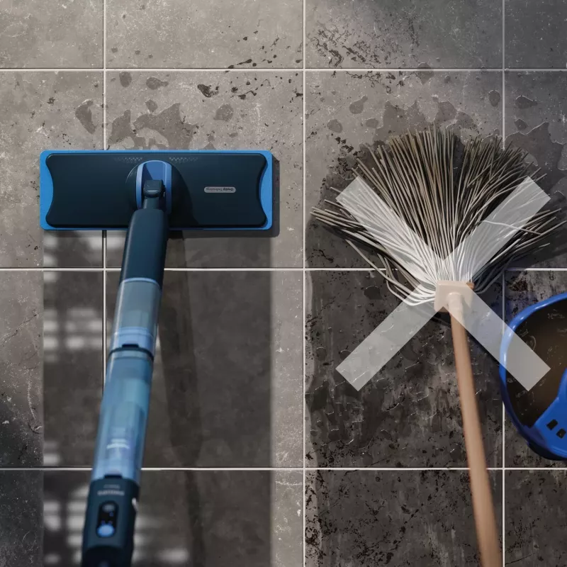 Philips 5000 serijos OneUp elektrinis šluotuvas, belaidis šluotuvas, 0,178 L, mėlynas, 0,281 L, 70 min, 350 mm