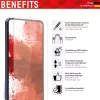 Displex Smart Glass (9H) Samsung Galaxy A12/A13/A32 5G, montavimo lipdukas, nedūžtantis, itin plonas, nematomas