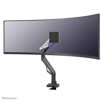 Neomounts DS70-256BL1 žaidimų monitoriaus ranka 24–57 colių ekranams, dujinė spyruoklė, Topfix, 30 kg talpa, VESA 75–200 mm