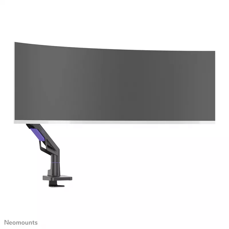Neomounts DS70-256BL1 žaidimų monitoriaus ranka 24–57 colių ekranams, dujinė spyruoklė, Topfix, 30 kg talpa, VESA 75–200 mm