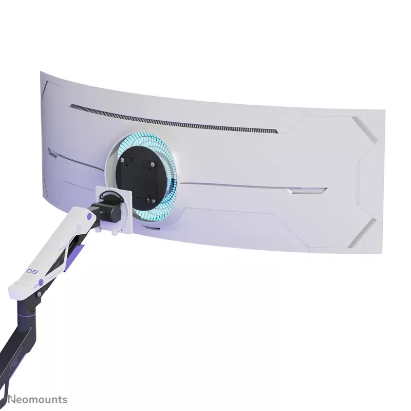 Neomounts DS70-256BL1 žaidimų monitoriaus ranka 24–57 colių ekranams, dujinė spyruoklė, Topfix, 30 kg talpa, VESA 75–200 mm