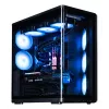 ZALMAN P60 BLACK Midi Tower kompiuterio korpusas – ATX/Mini-ITX, grūdintas stiklas, 3x120mm šoniniai + 2x120mm galiniai ventiliatoriai, 290×475×478 mm