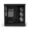 ZALMAN P60 BLACK Midi Tower kompiuterio korpusas – ATX/Mini-ITX, grūdintas stiklas, 3x120mm šoniniai + 2x120mm galiniai ventiliatoriai, 290×475×478 mm