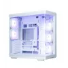 Korpusas ZALMAN P60 Mid-Tower su 5x ARGB ventiliatoriais, baltas