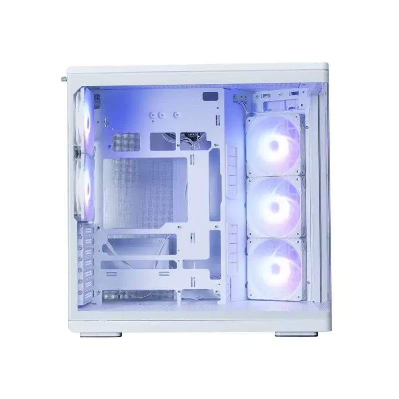 Korpusas ZALMAN P60 Mid-Tower su 5x ARGB ventiliatoriais, baltas