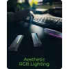 ICY BOX išorinis M.2 SATA/NVMe SSD korpusas su USB 3.2 Gen 2 Type-C ir RGB apšvietimu