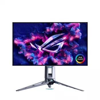 Kompiuterio monitorius ASUS ROG Swift OLED PG27AQWP-W 26,5 colio (67,3 cm) 2560×1440 QHD 0,02 ms USB 3.2 Gen 1 VESA aukščio reguliavimas