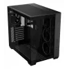 ASUS A32 PLUS ATX kompiuterio korpusas, juodas – grūdintas stiklas, RGB ventiliatoriai, USB-C, tinka ATX/Micro-ATX/Mini-ITX