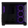 ASUS A32 PLUS ATX kompiuterio korpusas, juodas – grūdintas stiklas, RGB ventiliatoriai, USB-C, tinka ATX/Micro-ATX/Mini-ITX