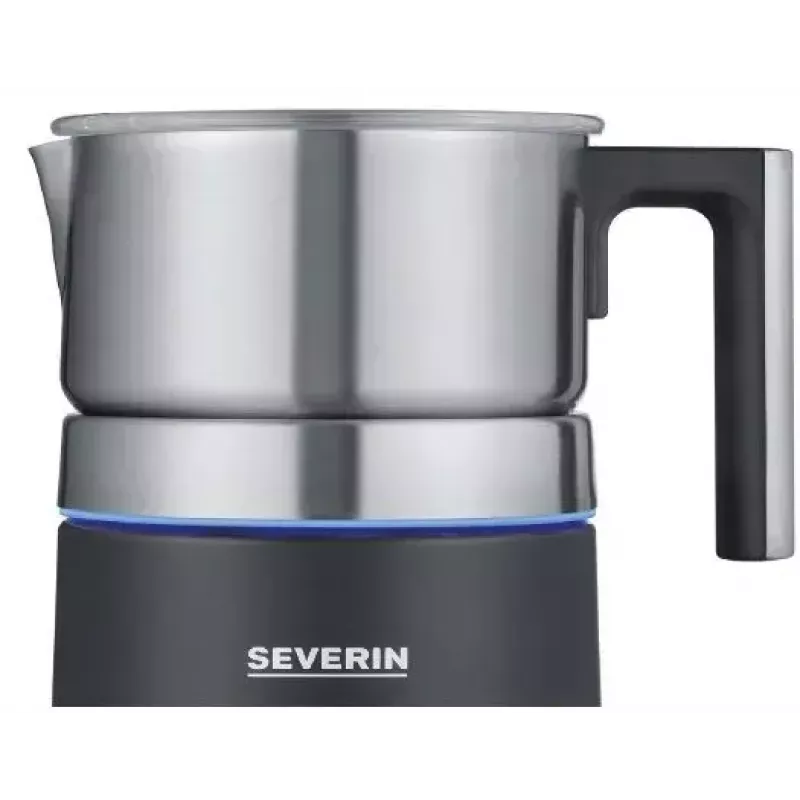 Automatinis pieno putotuvas Severin Spuma 700 Plus juodas nerūdijantis plienas SM 3587