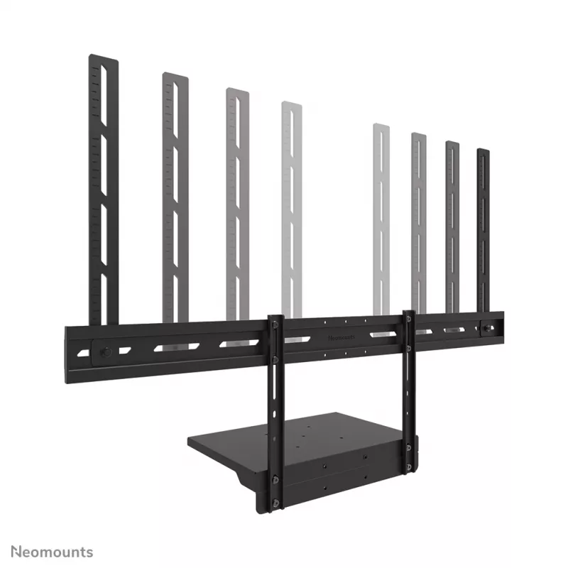 Neomounts AV45-500BL lentyna nešiojamam kompiuteriui, 43–110 colių ekranams, VESA iki 600×400, max 2,5 kg, 900×242×640 mm