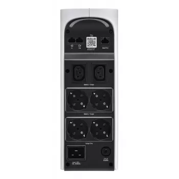 APC Back-UPS Pro 2200VA/1320W, Tower, 230V, 4x Schuko ir 2x IEC C13 lizdai, RGB lemputės, gryna sinusinė banga, balta