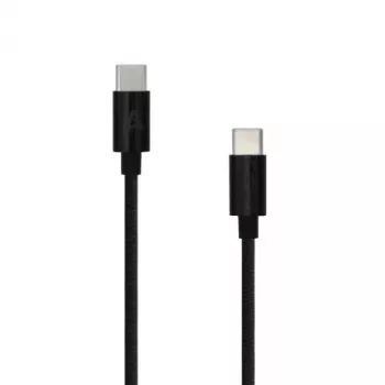 SBOX USB Type-C kabelis USB-C -> USB-C 1 m Juodas 60 W